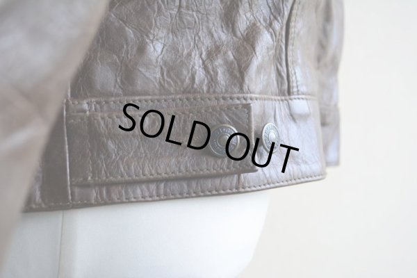 画像12: 2000s GAP BLUE JEANS レザージャケット  表記S