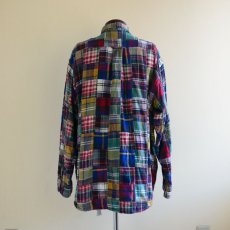 画像3: 1990s ORVIS パッチワークシャツ　 表記L  (3)