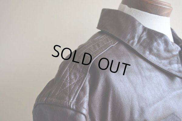 画像12:  1980s A-2 フライトレザージャケット　 SADDLERY×COOPER SPORTS WEAR　 表記42R 