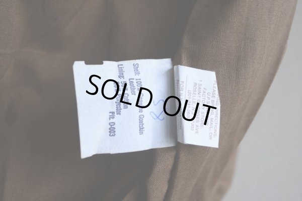 画像6:  1980s A-2 フライトレザージャケット　 SADDLERY×COOPER SPORTS WEAR　 表記42R 