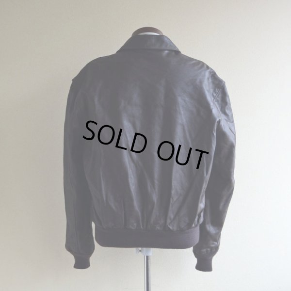 画像3:  1980s A-2 フライトレザージャケット　 SADDLERY×COOPER SPORTS WEAR　 表記42R 