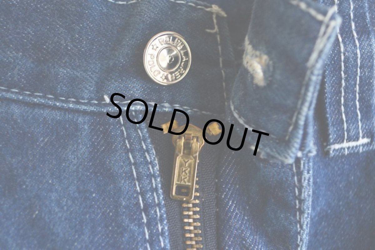 画像8: POLO JEANS CO. デニムペインターパンツ　 表記W34  (8)