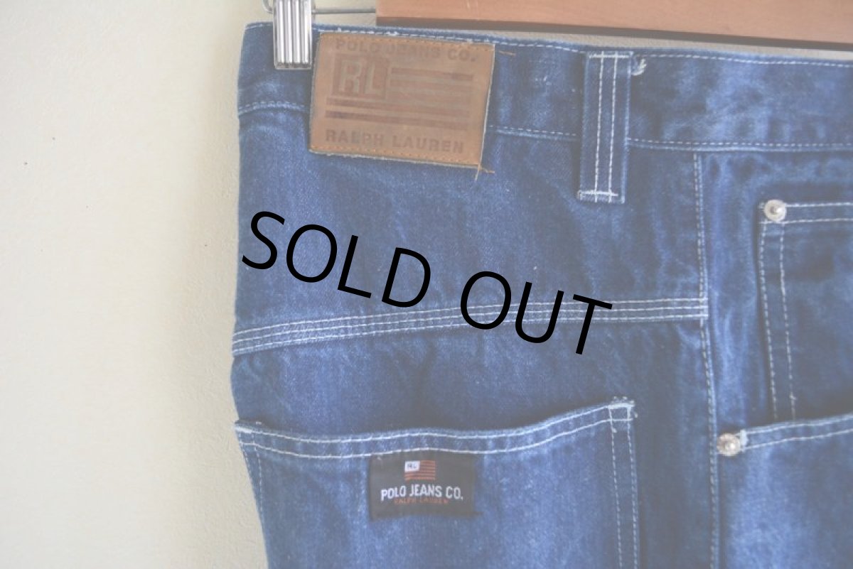 画像4: POLO JEANS CO. デニムペインターパンツ　 表記W34  (4)