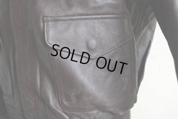 画像15:  1980s A-2 フライトレザージャケット　 SADDLERY×COOPER SPORTS WEAR　 表記42R 