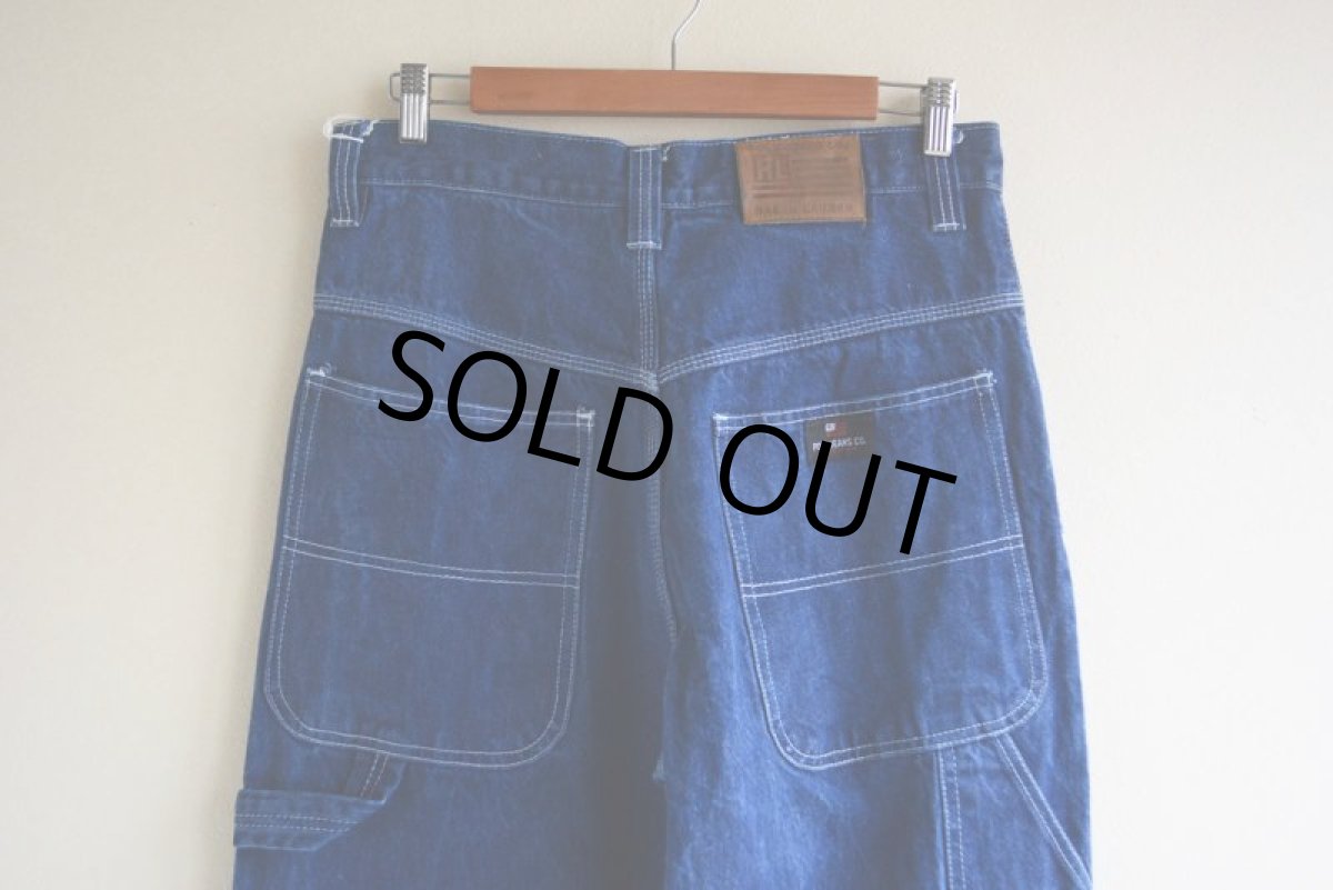 画像10: POLO JEANS CO. デニムペインターパンツ　 表記W34  (10)