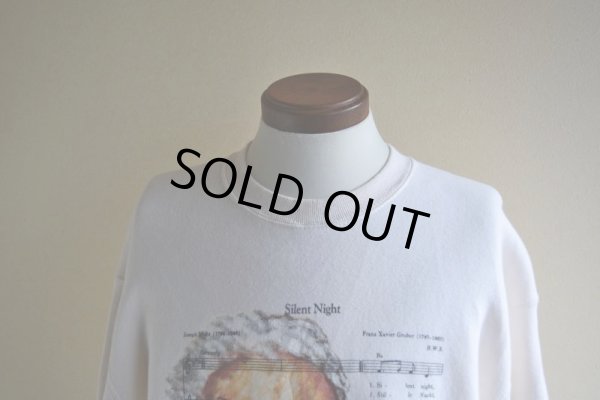 画像6: 1990s Silent Night サンタ聖なる夜スウェット  MADE IN USA  表記L