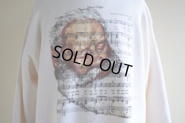 画像8: 1990s Silent Night サンタ聖なる夜スウェット  MADE IN USA  表記L