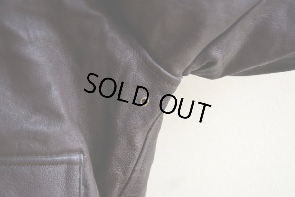 画像14:  1980s A-2 フライトレザージャケット　 SADDLERY×COOPER SPORTS WEAR　 表記42R 