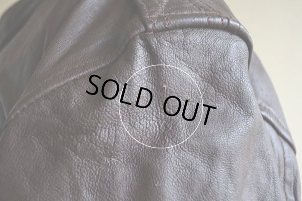 画像20:  1980s A-2 フライトレザージャケット　 SADDLERY×COOPER SPORTS WEAR　 表記42R 