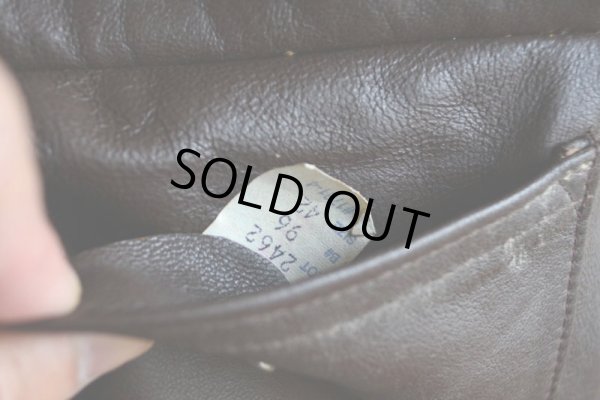 画像17:  1980s A-2 フライトレザージャケット　 SADDLERY×COOPER SPORTS WEAR　 表記42R 