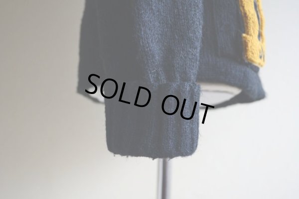 画像12: 1970s MIAMI KNITTING MILLS レタードカーディガン  実寸SM