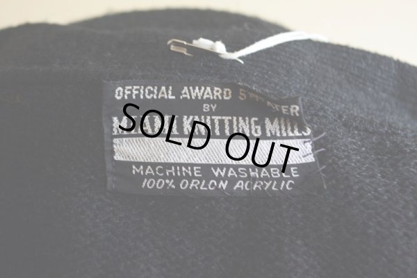 画像5: 1970s MIAMI KNITTING MILLS レタードカーディガン  実寸SM