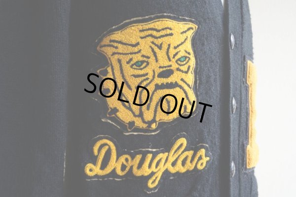 画像10: 1970s MIAMI KNITTING MILLS レタードカーディガン  実寸SM