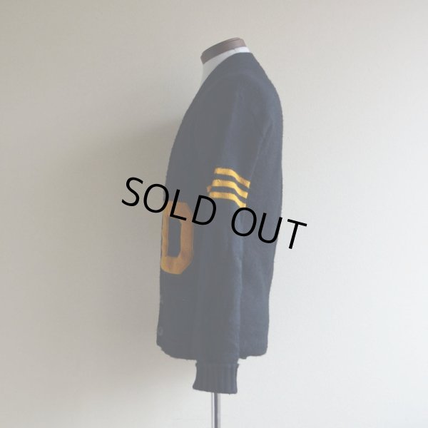 画像4: 1970s MIAMI KNITTING MILLS レタードカーディガン  実寸SM