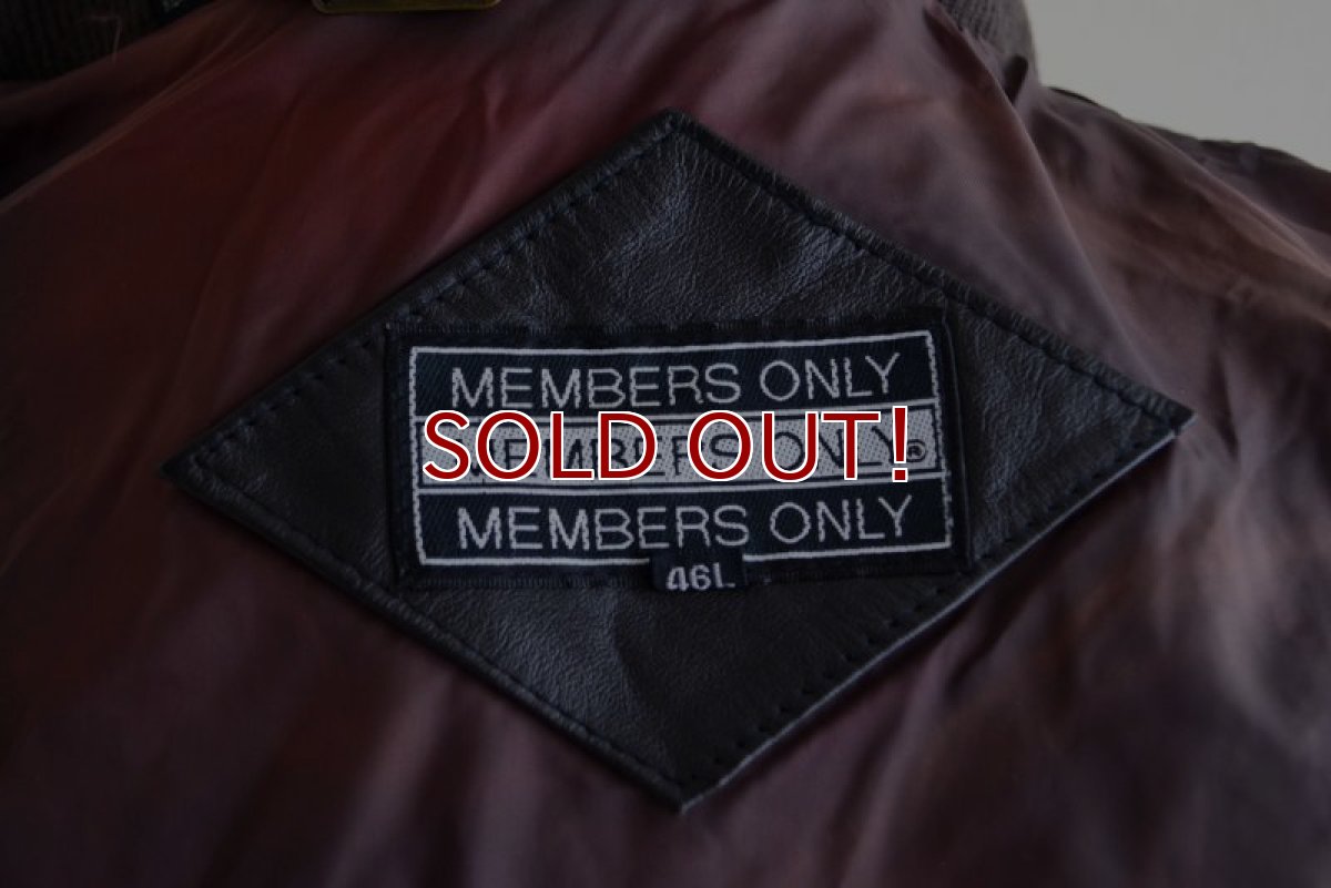 画像5: MEMBERS ONLY レザージャケット　 表記46L  (5)
