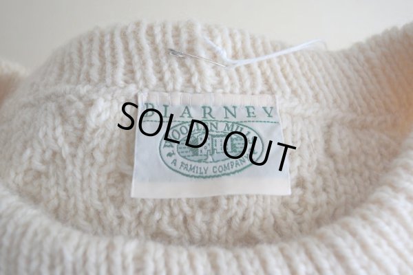 画像5: BLARNEY WOOLLEN MILLS フィッシャーマンセーター  MADE IN IRELAND  実寸XL