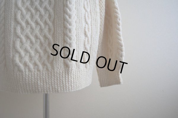 画像8: BLARNEY WOOLLEN MILLS フィッシャーマンセーター  MADE IN IRELAND  実寸XL