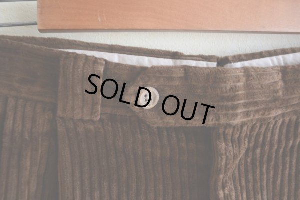 画像7: TALLIA UOMO 太畝コーデュロイパンツ  MADE IN USA  表記W32R