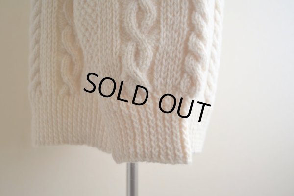 画像9: BLARNEY WOOLLEN MILLS フィッシャーマンセーター  MADE IN IRELAND  実寸XL