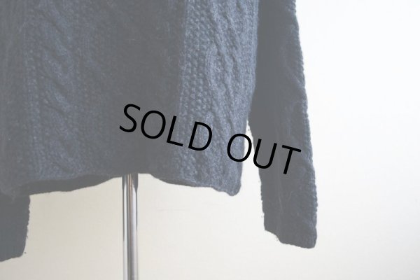 画像8: J.CREW フィッシャーマンセーター　 BLACK　 表記L 