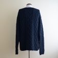 画像3: J.CREW フィッシャーマンセーター　 BLACK　 表記L 