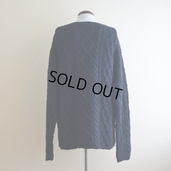 画像3: J.CREW フィッシャーマンセーター　 BLACK　 表記L 