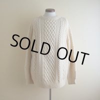 BLARNEY WOOLLEN MILLS フィッシャーマンセーター　 MADE IN IRELAND　 実寸XL 