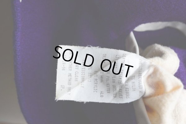 画像15: 1990s HOLLOWAY 袖レザースタジャン　 MADE IN USA　 表記XL 