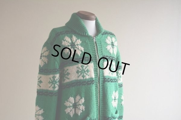 画像6: 1950s〜 雪柄カウチンセーター  実寸ML