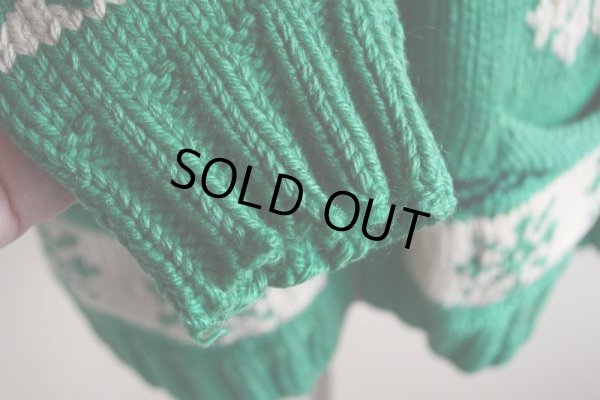 画像12: 1950s〜 雪柄カウチンセーター  実寸ML