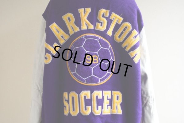 画像11: 1990s HOLLOWAY 袖レザースタジャン　 MADE IN USA　 表記XL 