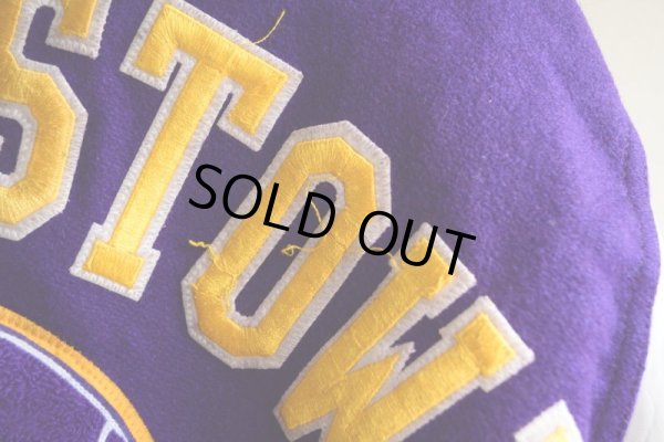 画像13: 1990s HOLLOWAY 袖レザースタジャン　 MADE IN USA　 表記XL 