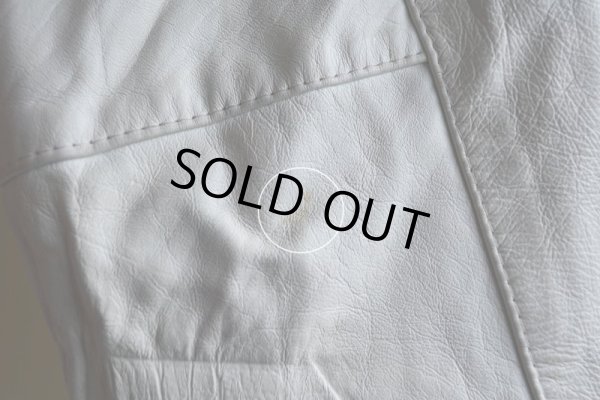 画像16: 1990s HOLLOWAY 袖レザースタジャン　 MADE IN USA　 表記XL 