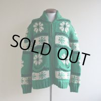 1950s〜 雪柄カウチンセーター　 実寸ML 