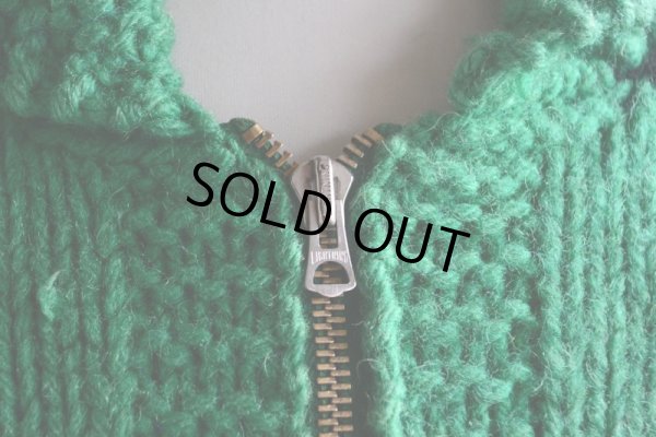 画像8: 1950s〜 雪柄カウチンセーター  実寸ML