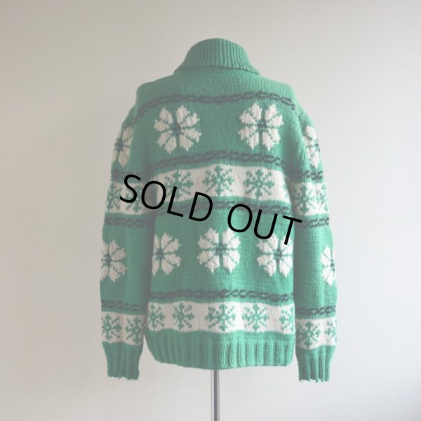 画像3: 1950s〜 雪柄カウチンセーター  実寸ML