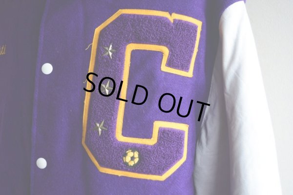 画像8: 1990s HOLLOWAY 袖レザースタジャン　 MADE IN USA　 表記XL 