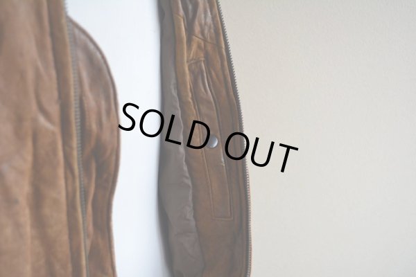 画像15: 1980s BANANA REPUBLIC ラムレザージャケット　 表記46 