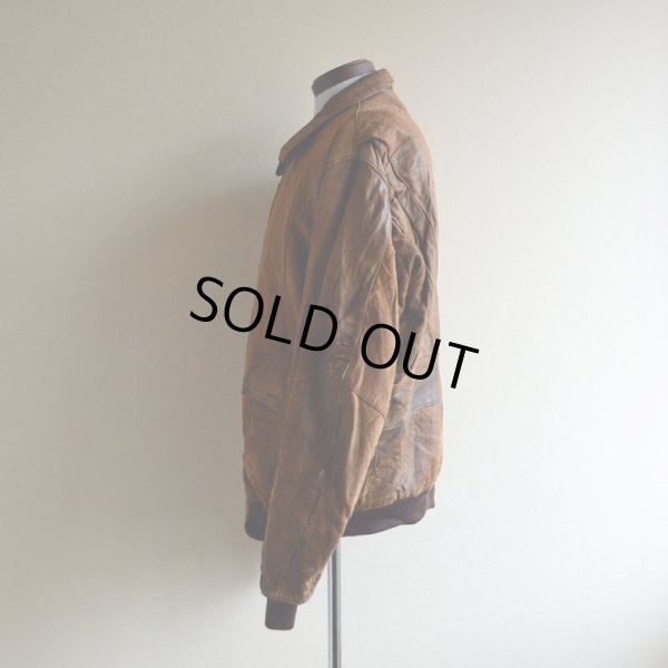 画像4: 1980s BANANA REPUBLIC ラムレザージャケット　 表記46 