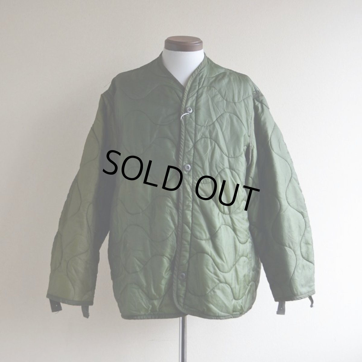 画像1: 1990s US.ARMY M-65 キルティングライナージャケット　 表記M  (1)