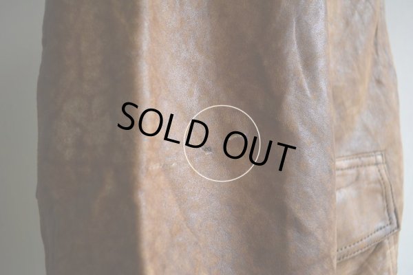 画像20: 1980s BANANA REPUBLIC ラムレザージャケット　 表記46 