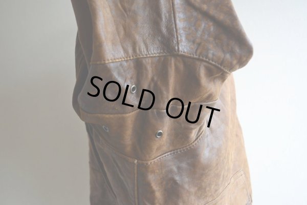 画像10: 1980s BANANA REPUBLIC ラムレザージャケット　 表記46 