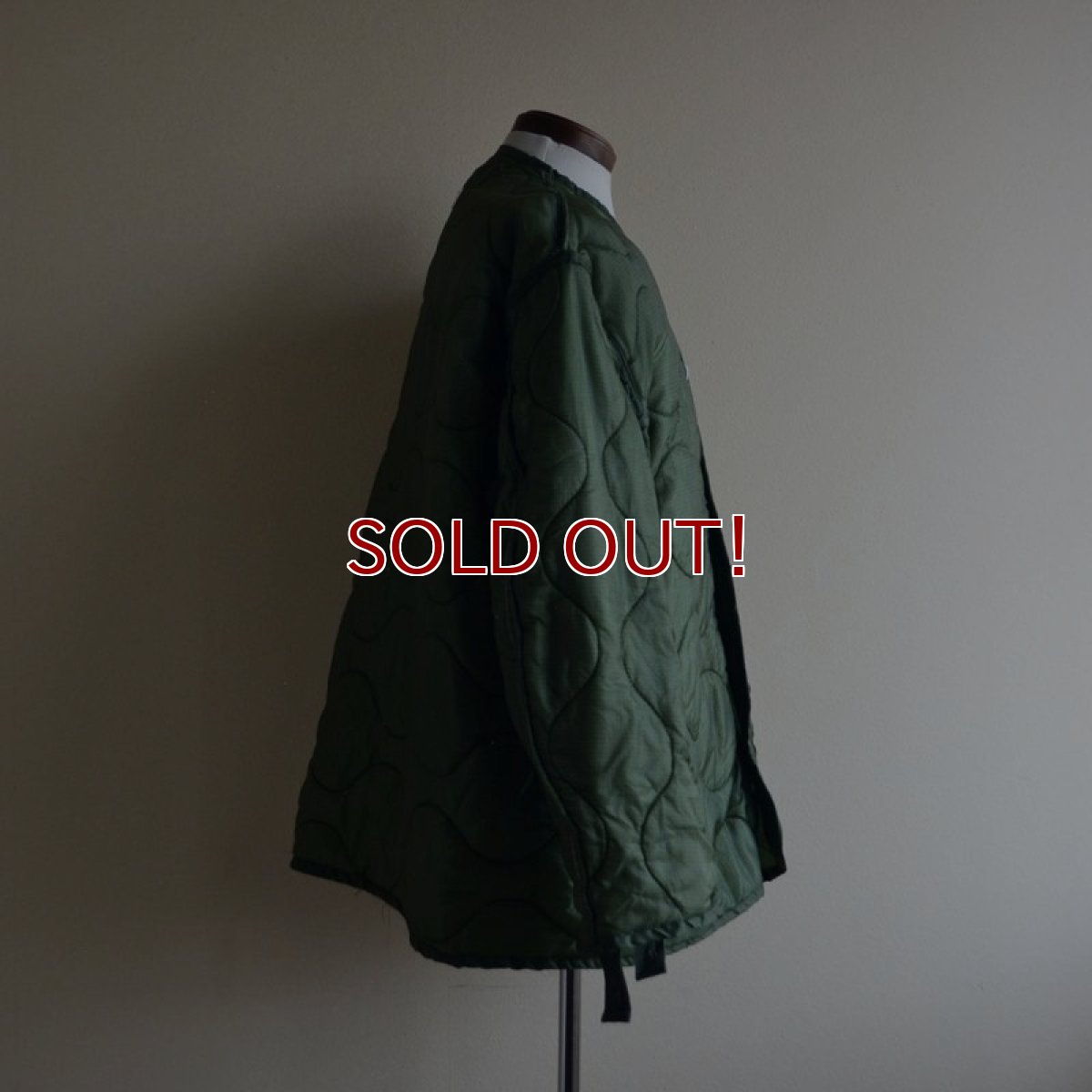 画像2: 1990s US.ARMY M-65 キルティングライナージャケット　 表記L  (2)