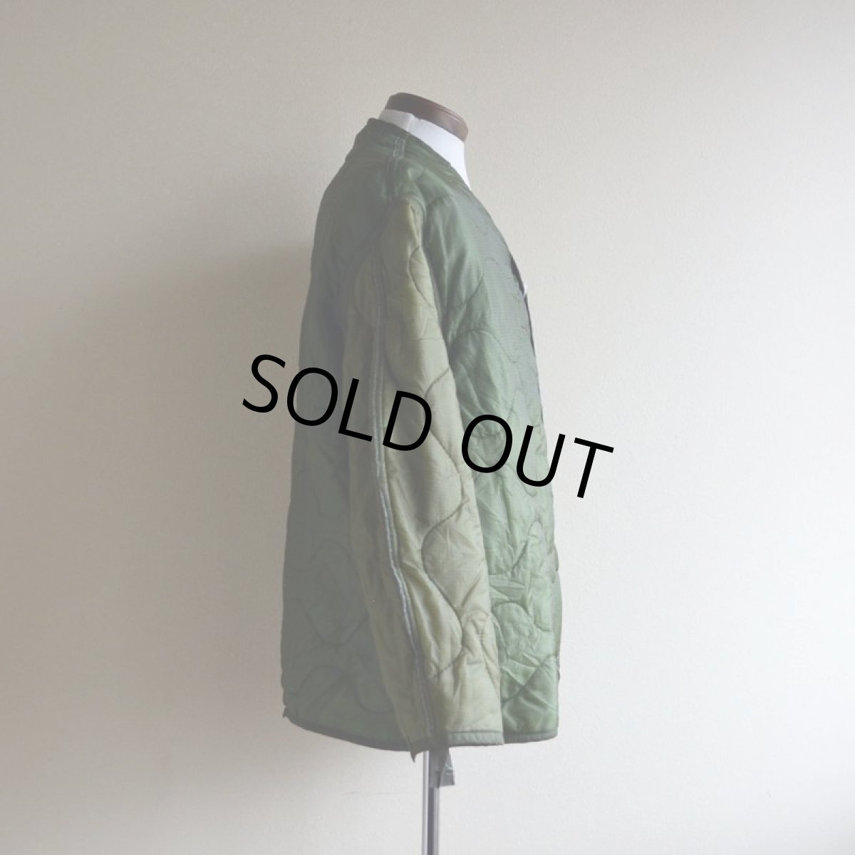 画像2: 1990s US.ARMY M-65 キルティングライナージャケット　 表記M  (2)