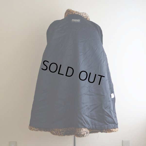 画像5: 1980s Monterey ヒョウ柄フェイクファーコート　 MADE IN USA　 表記XL 