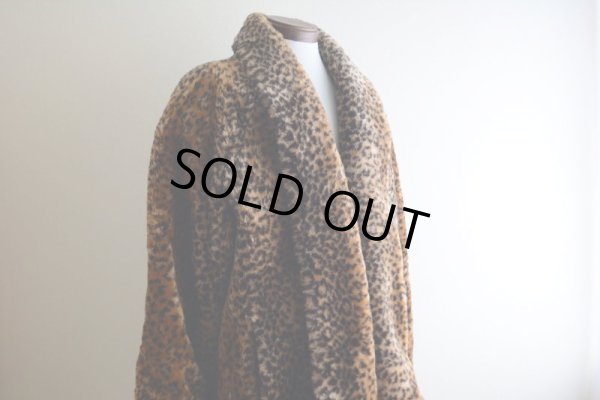 画像9: 1980s Monterey ヒョウ柄フェイクファーコート　 MADE IN USA　 表記XL 