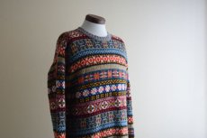 画像7: Jamieson's ファアイルセーター　 MADE IN SCOTLAND　 実寸L  (7)
