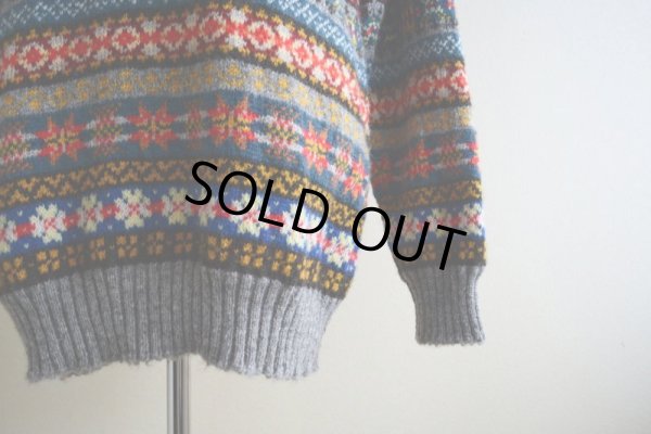 画像8: Jamieson's ファアイルセーター　 MADE IN SCOTLAND　 実寸L 