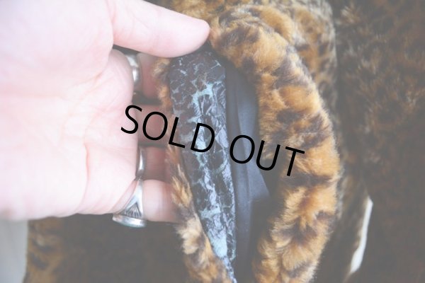 画像15: 1980s Monterey ヒョウ柄フェイクファーコート　 MADE IN USA　 表記XL 