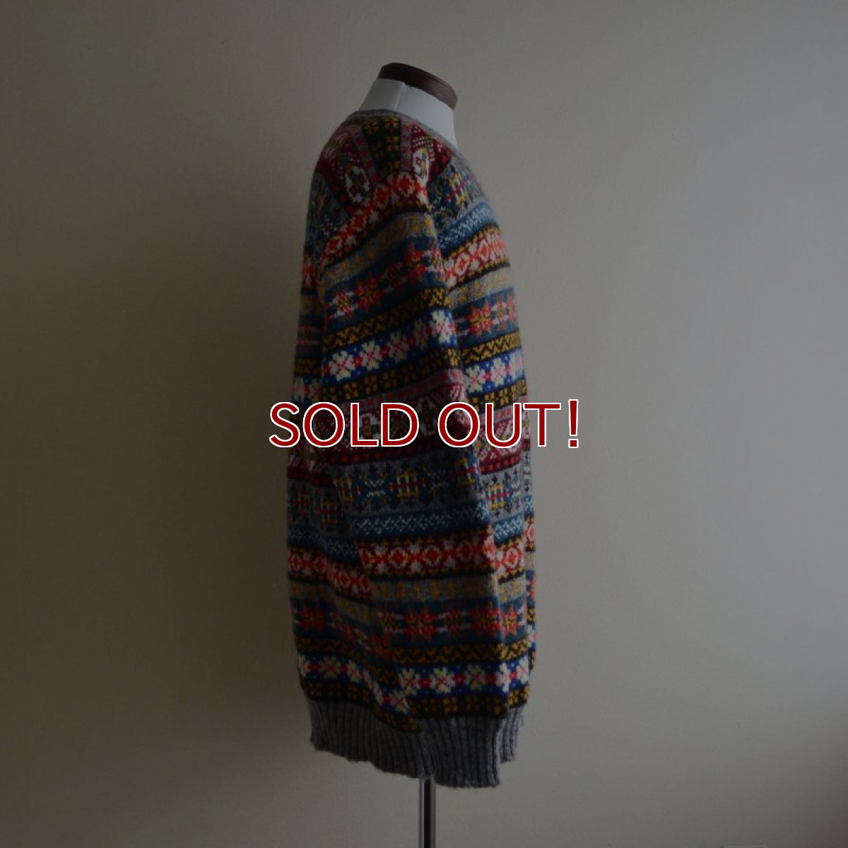 画像2: Jamieson's ファアイルセーター　 MADE IN SCOTLAND　 実寸L  (2)